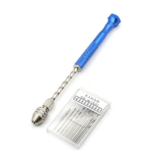 Semi-Automatic Hand Drill with 10/20/25PCS Drill Bits